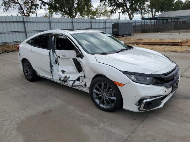 JHMFC1F37KX012387 - 2019 HONDA CIVIC EX WHITE photo 4