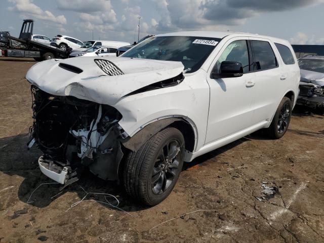 1C4RDJDG7NC161668 - 2022 DODGE DURANGO GT WHITE photo 1