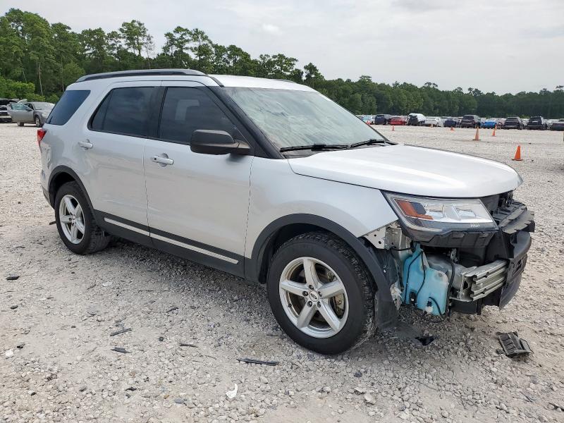 1FM5K7D86JGA97671 - 2018 FORD EXPLORER XLT Сріблястий фото 4