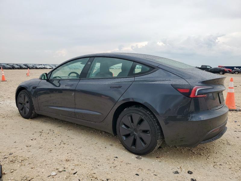 5YJ3E1EA5SF902380 - 2025 TESLA MODEL 3 GRAY photo 2