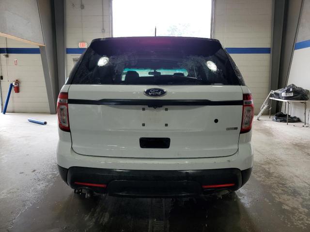 1FM5K8AR4EGC40013 - 2014 FORD EXPLORER POLICE INTERCEPTOR WHITE photo 6