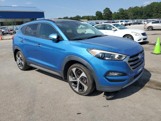 KM8J3CA24HU303876 - 2017 HYUNDAI TUCSON LIMITED BLUE photo 4