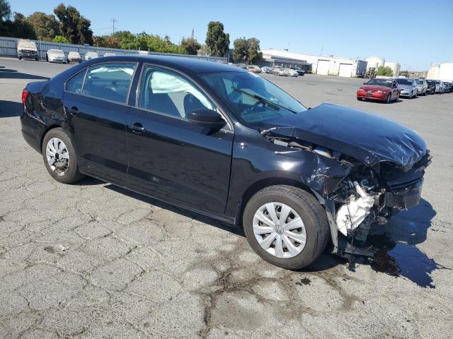 3VW2K7AJ8DM432497 - 2013 VOLKSWAGEN JETTA BASE BLACK photo 4