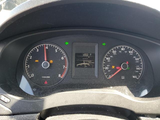 3VW2K7AJ8DM432497 - 2013 VOLKSWAGEN JETTA BASE BLACK photo 9