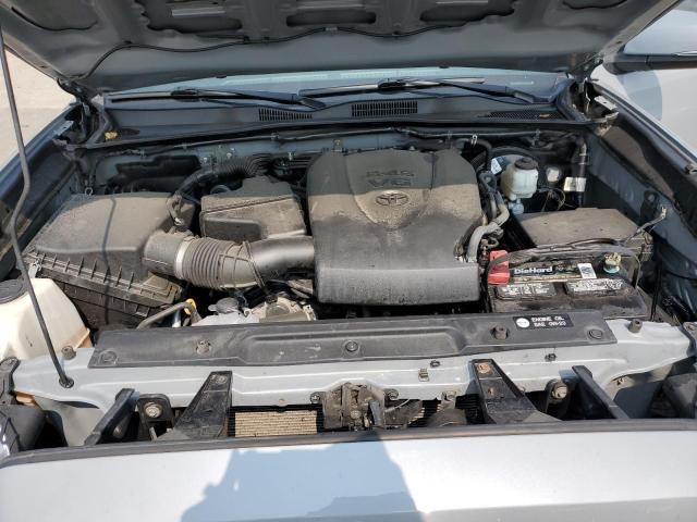 3TMCZ5AN8KM273987 - 2019 TOYOTA TACOMA DOUBLE CAB GRAY photo 11