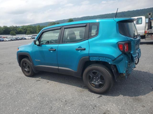 ZACNJBAB4KPK36708 - 2019 JEEP RENEGADE SPORT TURQUOISE photo 2