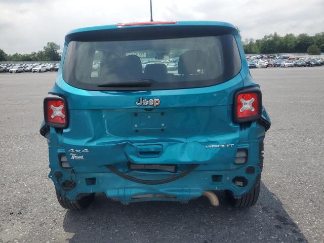 ZACNJBAB4KPK36708 - 2019 JEEP RENEGADE SPORT TURQUOISE photo 6