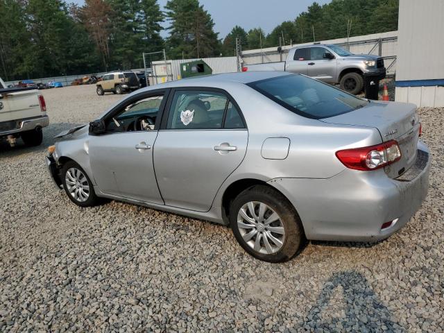 2T1BU4EEXDC031261 - 2013 TOYOTA COROLLA BASE 银色 照片 2