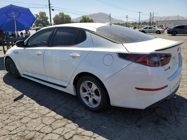 KNAGM4AD9F5087742 - 2015 KIA OPTIMA HYBRID WHITE photo 2