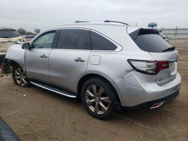 5FRYD4H8XEB503390 - 2014 ACURA MDX ADVANCE SILVER photo 2