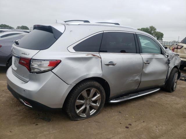 5FRYD4H8XEB503390 - 2014 ACURA MDX ADVANCE SILVER photo 3