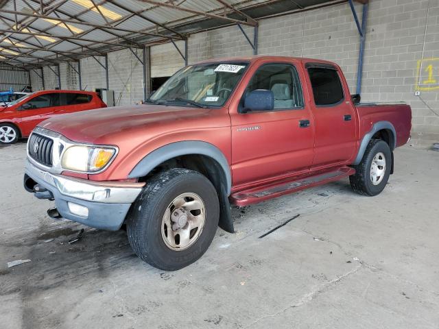5TEGN92N33Z183802 - 2003 TOYOTA TACOMA DOUBLE CAB PRERUNNER RED photo 1