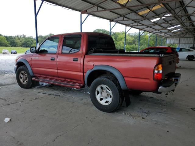 5TEGN92N33Z183802 - 2003 TOYOTA TACOMA DOUBLE CAB PRERUNNER RED photo 2