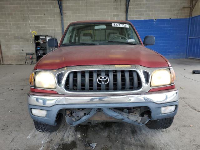 5TEGN92N33Z183802 - 2003 TOYOTA TACOMA DOUBLE CAB PRERUNNER RED photo 5