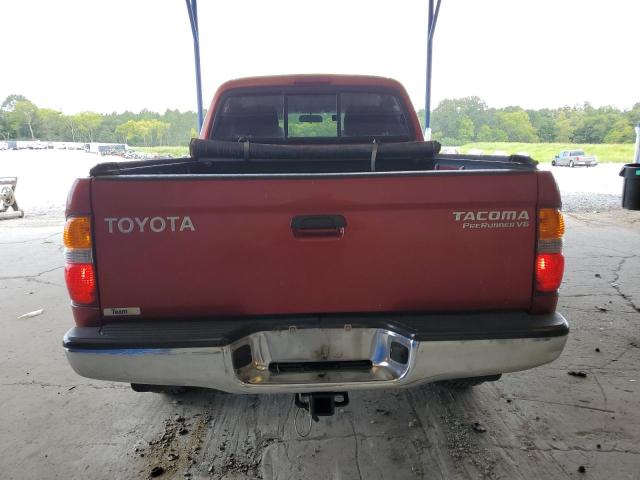5TEGN92N33Z183802 - 2003 TOYOTA TACOMA DOUBLE CAB PRERUNNER RED photo 6