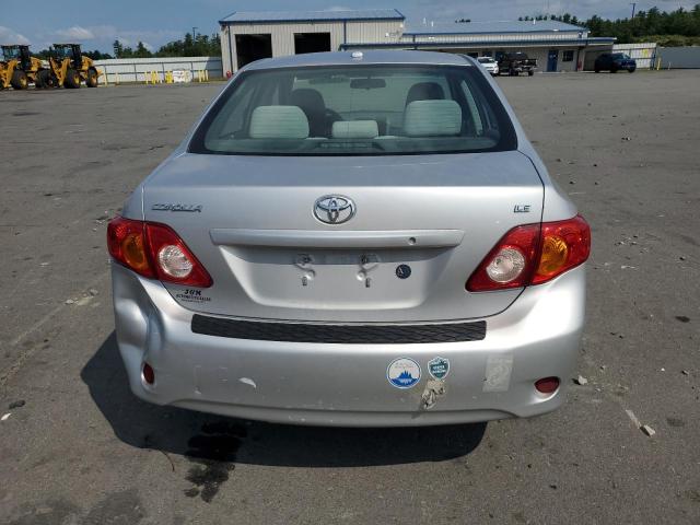 2T1BU4EE0AC352527 - 2010 TOYOTA COROLLA BASE SILVER photo 6