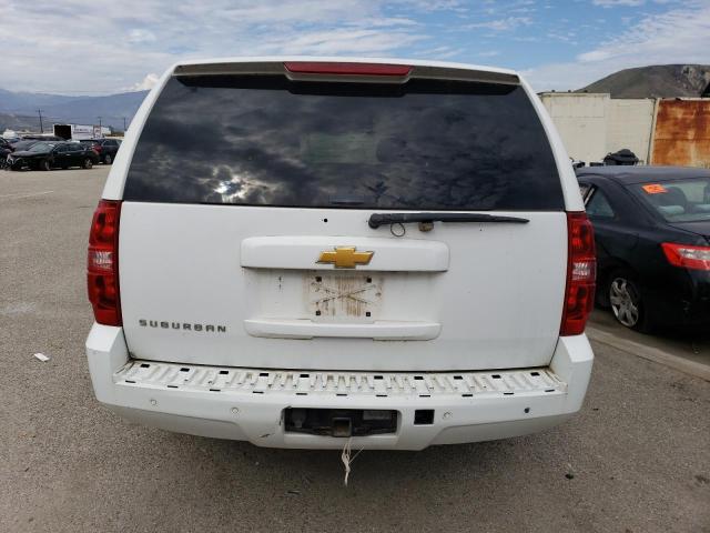 1GNUKHE39AR284939 - 2010 CHEVROLET SUBURBAN K1500 LS WHITE photo 6