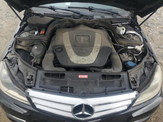 WDDGF8BB3CR201424 - 2012 MERCEDES-BENZ C 300 4MATIC BLACK photo 11