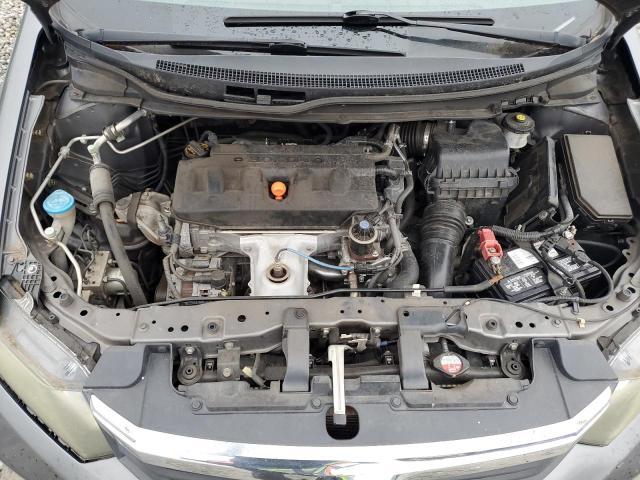 19XFB2F50CE105541 - 2012 HONDA CIVIC LX GRAY photo 11