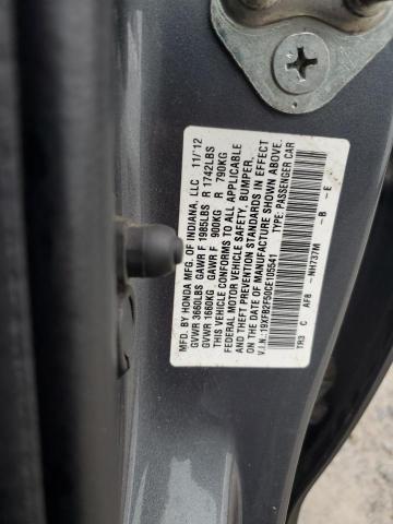 19XFB2F50CE105541 - 2012 HONDA CIVIC LX GRAY photo 12