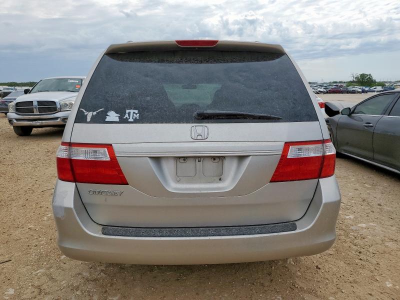 5FNRL38707B413789 - 2007 HONDA ODYSSEY EXL SILVER photo 6