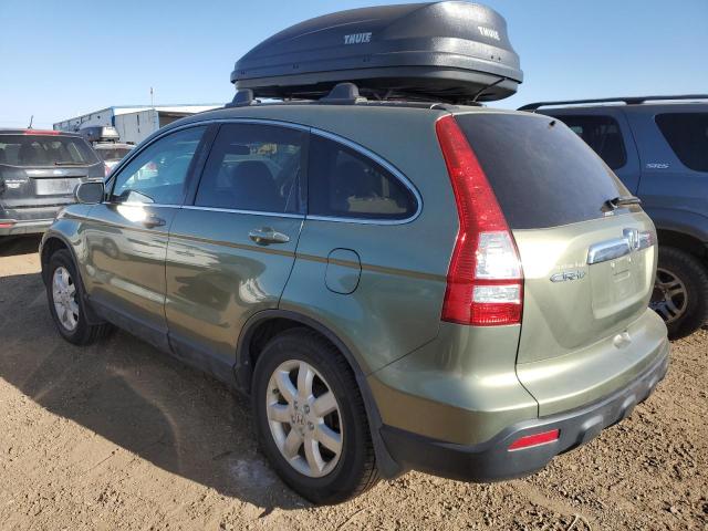 5J6RE48787L012949 - 2007 HONDA CR-V EXL GREEN photo 2