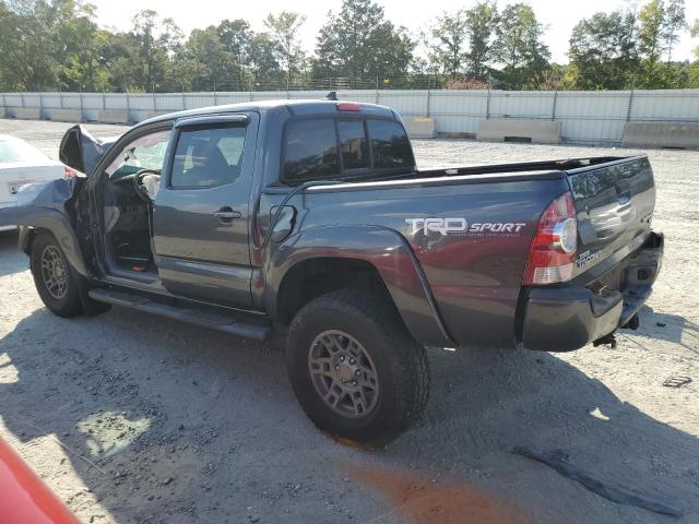 3TMJU4GN1FM184677 - 2015 TOYOTA TACOMA DOUBLE CAB PRERUNNER GRAY photo 2