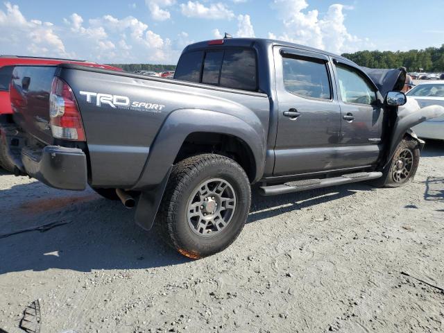 3TMJU4GN1FM184677 - 2015 TOYOTA TACOMA DOUBLE CAB PRERUNNER GRAY photo 3