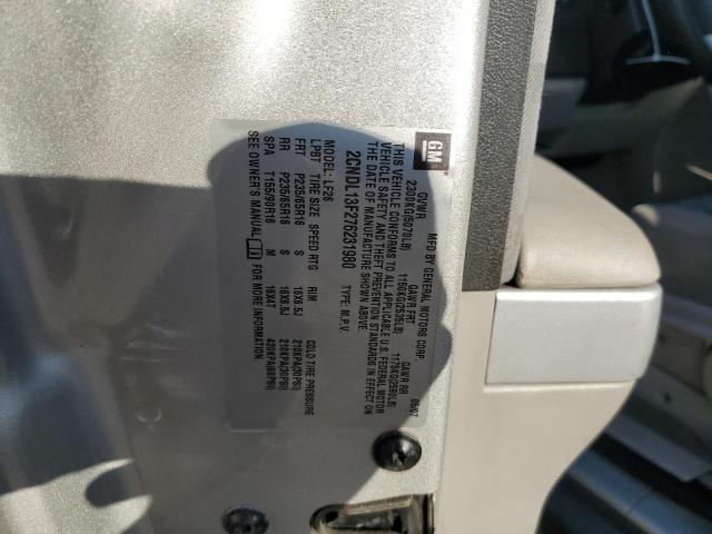 2CNDL13F276231980 - 2007 CHEVROLET EQUINOX LS GRAY photo 14