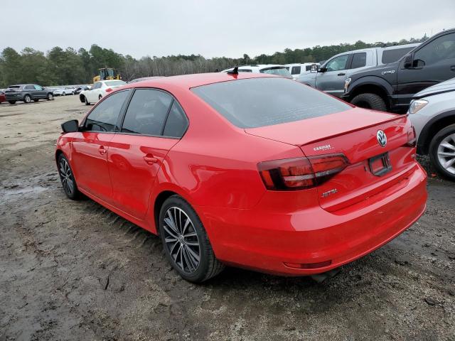 3VWD17AJ1HM391227 - 2017 VOLKSWAGEN JETTA SPORT RED photo 2