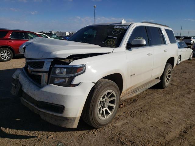 1GNSCBKC2KR158896 - 2019 CHEVROLET TAHOE C1500 LT WHITE photo 2