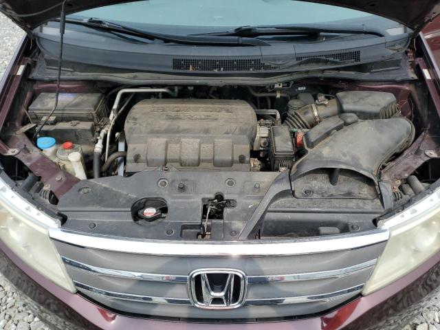 5FNRL5H65CB069177 - 2012 HONDA ODYSSEY EXL 勃艮第红 照片 12