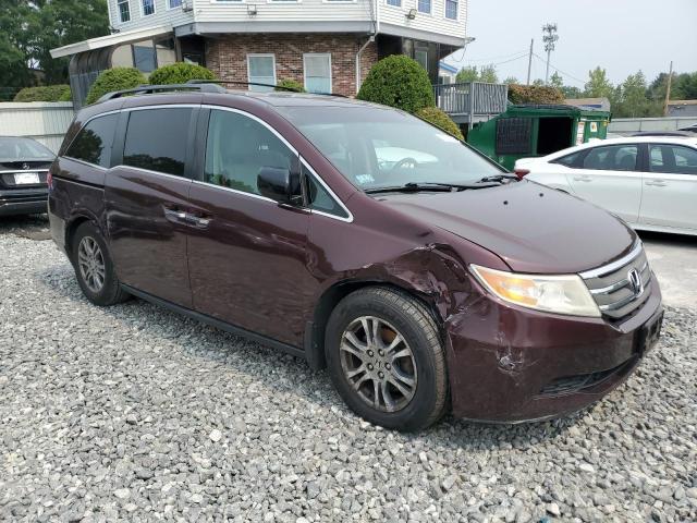 5FNRL5H65CB069177 - 2012 HONDA ODYSSEY EXL 勃艮第红 照片 4