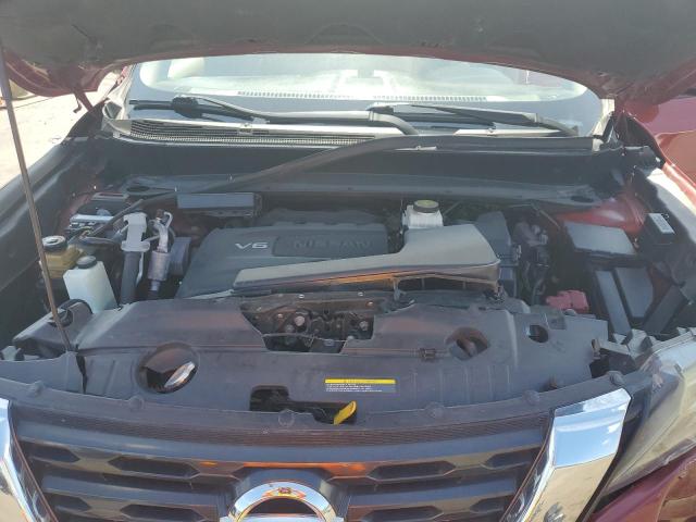 5N1DR2MN6HC652751 - 2017 NISSAN PATHFINDER S RED photo 12