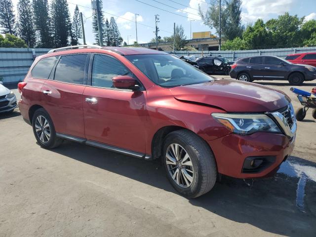5N1DR2MN6HC652751 - 2017 NISSAN PATHFINDER S RED photo 4