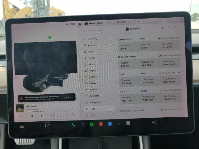 5YJ3E1EB7JF109377 - 2018 TESLA MODEL 3 Սև լուսանկար 9
