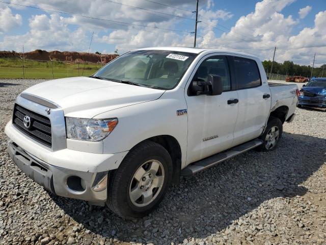 5TBEV54108S479819 - 2008 TOYOTA TUNDRA CREWMAX WHITE photo 1