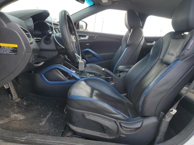 KMHTC6AE9DU171583 - 2013 HYUNDAI VELOSTER TURBO თეთრი ფოტო 7