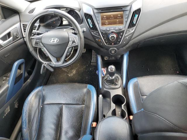 KMHTC6AE9DU171583 - 2013 HYUNDAI VELOSTER TURBO თეთრი ფოტო 8