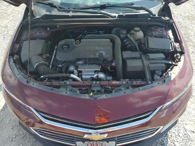 1G1ZE5STXGF177166 - 2016 CHEVROLET MALIBU LT BURGUNDY photo 11