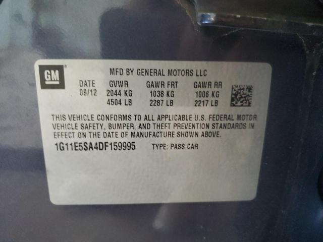 1G11E5SA4DF159995 - 2013 CHEVROLET MALIBU 2LT BLUE photo 12