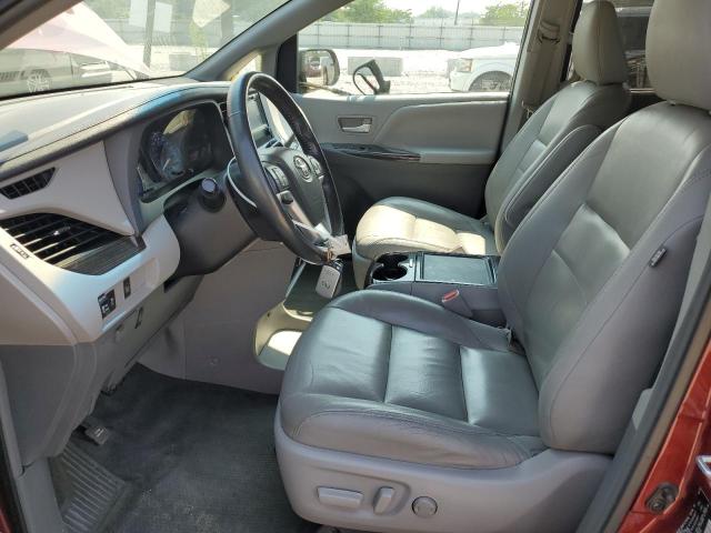 5TDYK3DC4FS562976 - 2015 TOYOTA SIENNA XLE RED photo 7