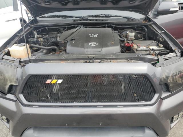 5TFLU4ENXCX045536 - 2012 TOYOTA TACOMA DOUBLE CAB GRAY photo 11