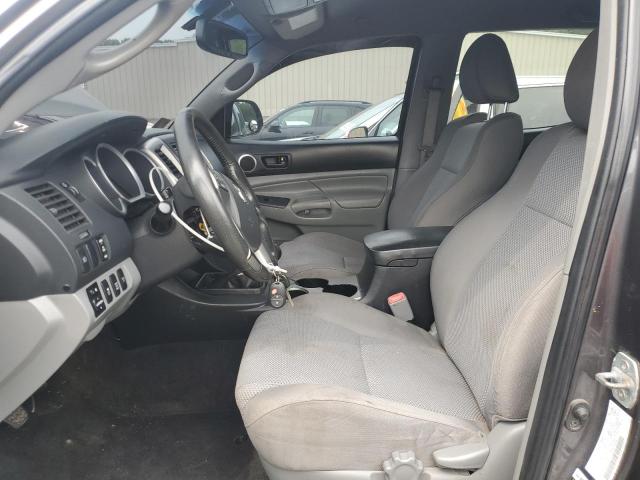 5TFLU4ENXCX045536 - 2012 TOYOTA TACOMA DOUBLE CAB GRAY photo 7