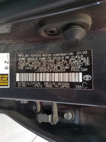 JTDBCMFE4P3026054 - 2023 TOYOTA COROLLA LE Szary zdjęcie 12