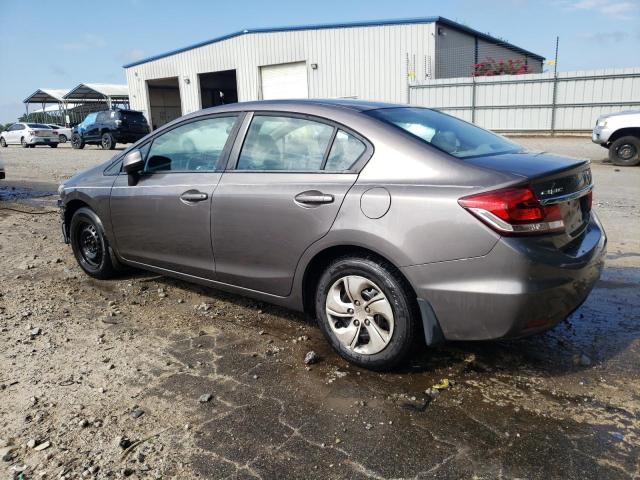 19XFB2F59DE083573 - 2013 HONDA CIVIC LX GRAY photo 2