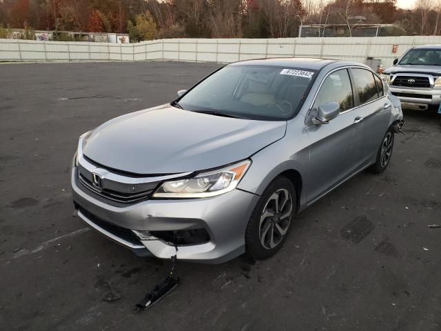 1HGCR2F75GA178592 - 2016 HONDA ACCORD EX SILVER photo 2