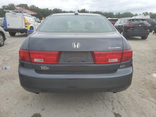 1HGCM66805A054144 - 2005 HONDA ACCORD EX GRAY photo 6