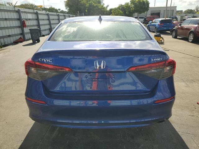 2HGFE2F5XNH564107 - 2022 HONDA CIVIC SPORT ლურჯი ფოტო 6