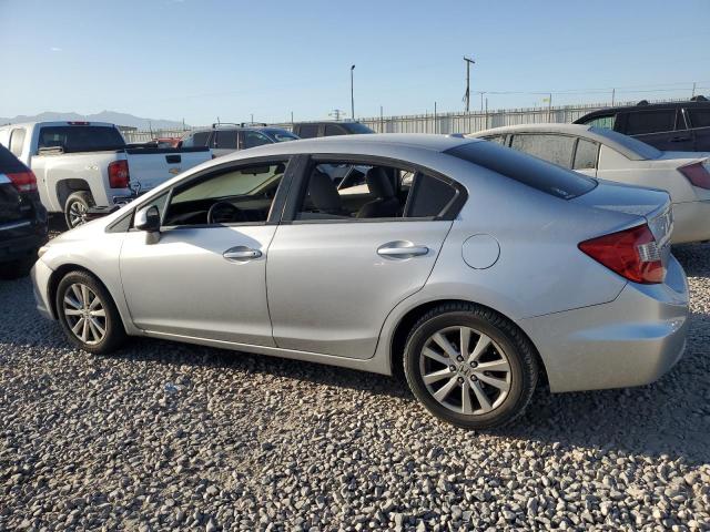19XFB2F9XCE310187 - 2012 HONDA CIVIC EXL SILVER photo 2